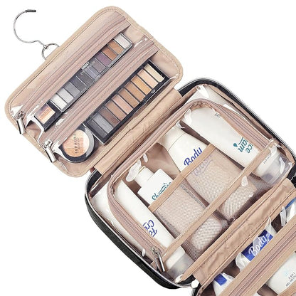 NISHEL Travel Toiletry Bag for women, Portable Hanging Organizer for - Image 4