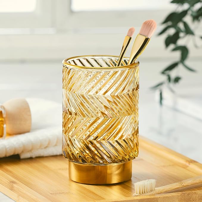 Makeup Brush Holder Organizer, Toothbrush Holders, Desk Pen Pencil Holder - Image 8