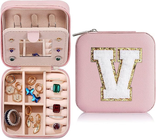 Parima Pink 'W' Initial Jewelry Box by PARIMA