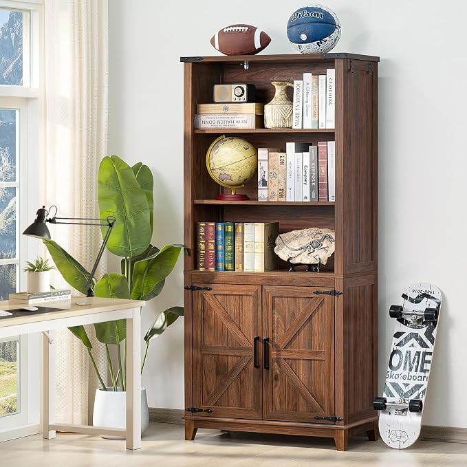 70in Tall Bookshelf 5 Tier Bookcase by Joaxswe