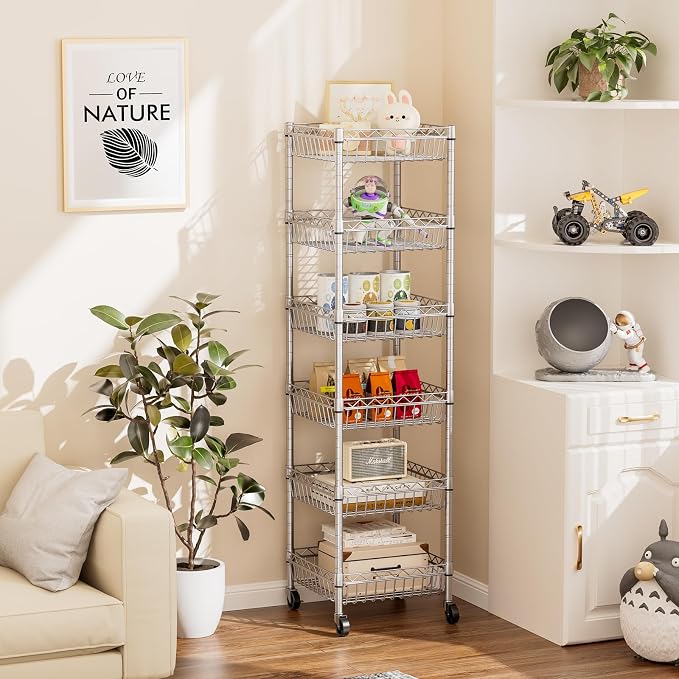 SINGAYE Shelf Storage Wire Shelving：Shelves Rack Standing Units - Image 6