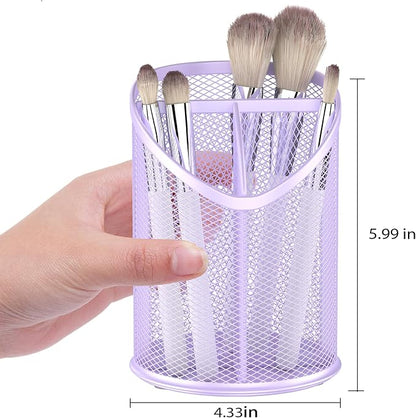 2 Pack Pen Holder Mesh Round Pencil - Image 2