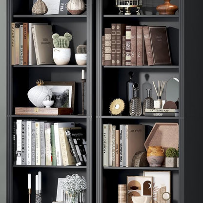 75" Tall Bookshelf, 6-Tier Floor Standing Bookcase - Image 6