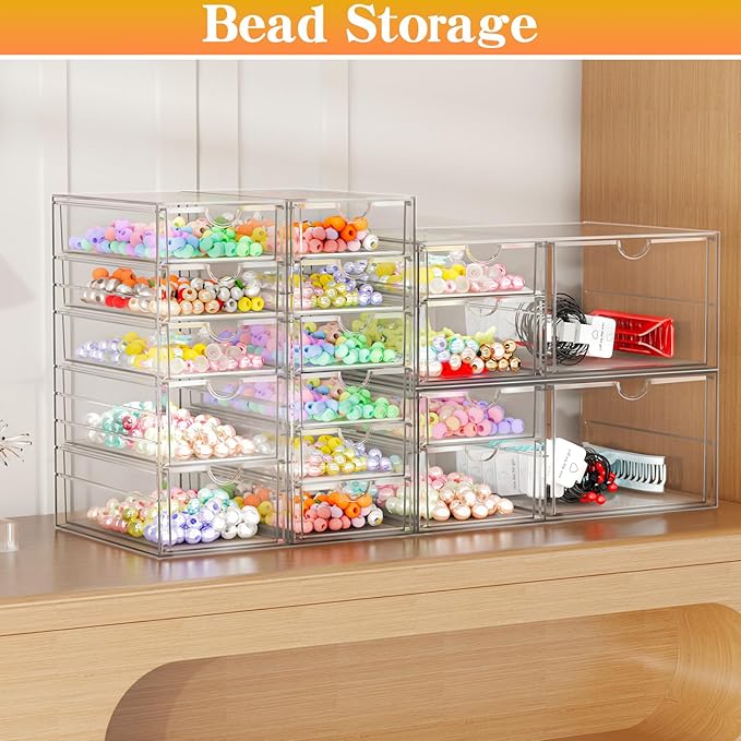 Acrylic Organizer with 6 Drawers, Bathroom Counter Organizer, Makeup Desk - Image 7