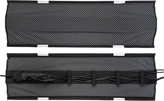 PERFECT POSTURE Mesh Cable Organizer – Under Desk Cable Management by PerfectPosture