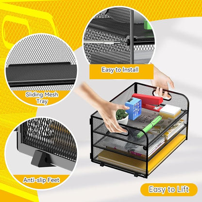 3 Tier Paper Organizer Tray - Image 4