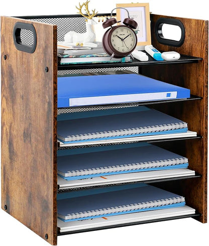 Wood Desk Organizer by BOERSHUN