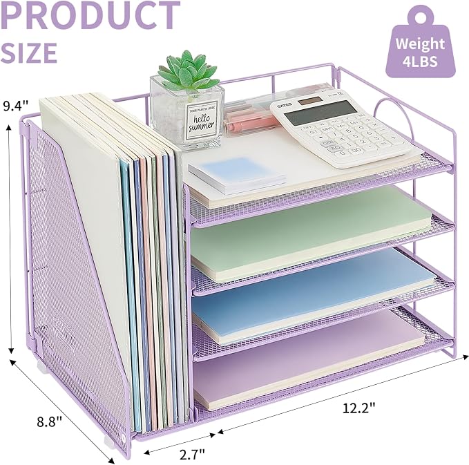 OPNICE 4-Tier Paper Organizer - Image 2