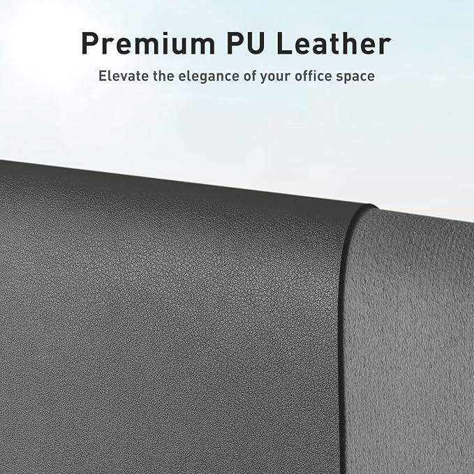Aothia Leather Desk Protector, Mouse Mat, Non-Slip PU Leather Blotter, Laptop - Image 2