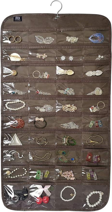 BB Brotrade Hanging Jewelry Organizer, Accessories Organizer, 80 Pocket - Image 4