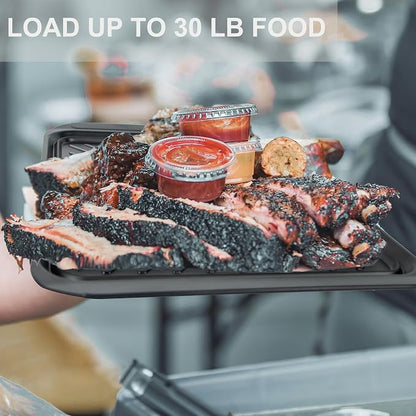 Large Grilling Prep and Serve Trays, 17.3" x 13" BBQ Platters - Image 7