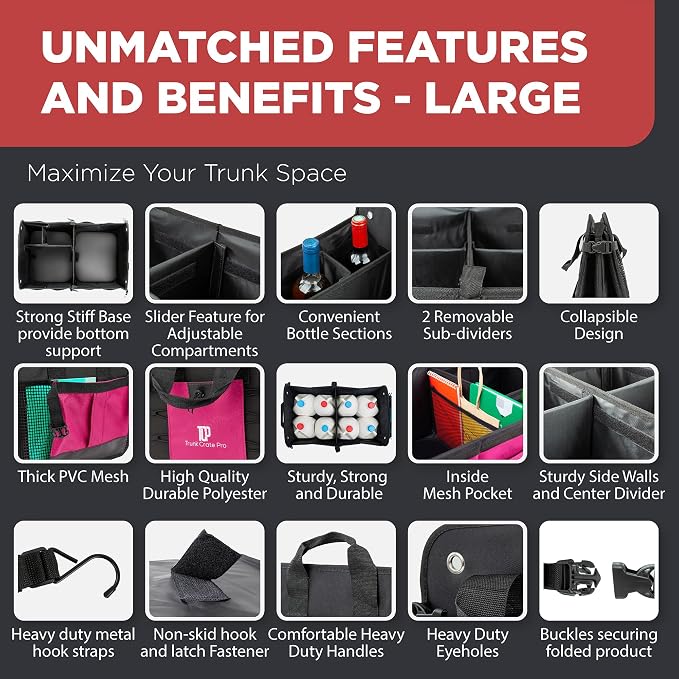 TRUNKCRATEPRO Pink Car Accessories - Image 8