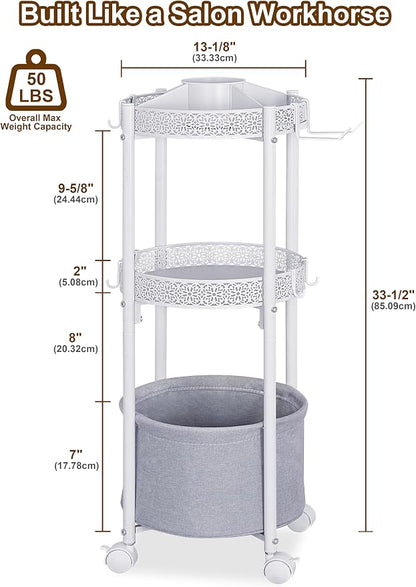 Rolling Makeup Cart Organizer - Image 6