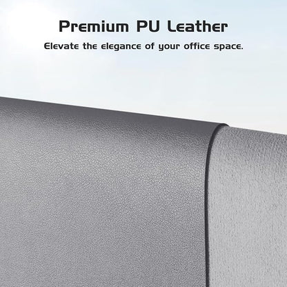 Aothia Leather Desk Pad Protector, Office Desk Mat, Large Mouse Pad, Laptop - Image 2
