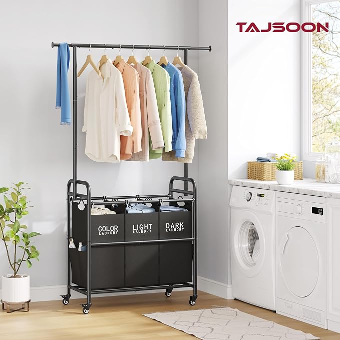 Tajsoon Laundry Sorter Cart - Image 2
