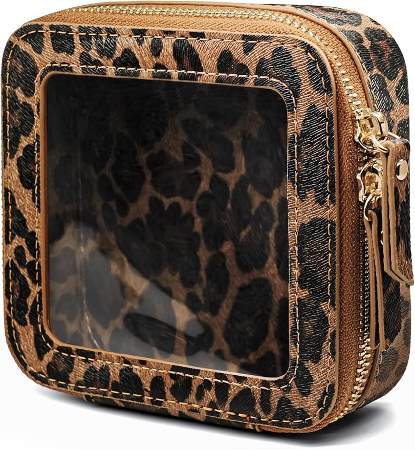 Popvibe Clear Makeup Bag Travel Cosmetic Case Transparent Toiletry Bag - Image 9
