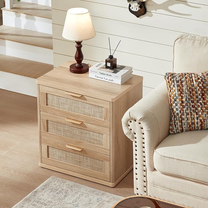 LEYAOYAO Rattan Night Stand - Image 2