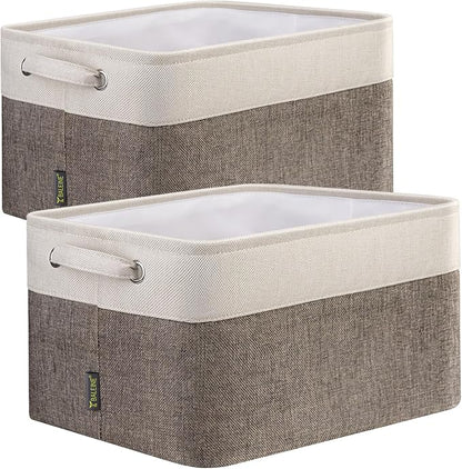 BALEINE 2 Pack Fabric Storage Bins by BALEINE