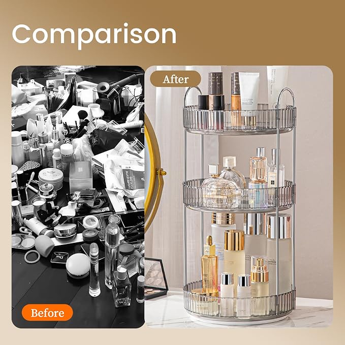 Aveniee Rotating Makeup Organizer - Image 4