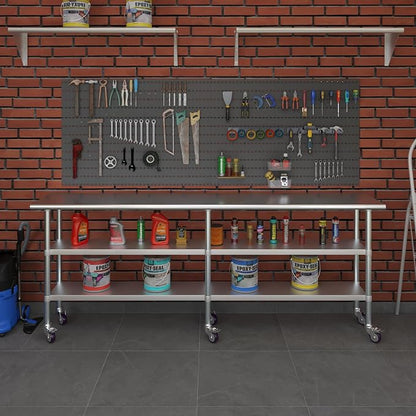 AmGood Stainless Steel Work Table - Image 8