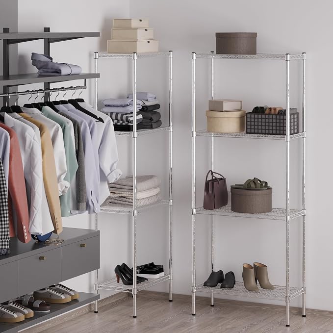 14" Deep x 30" Wide x 74" Height Wire Shelving Kit | 4-Tier | NSF Commercial - Image 2