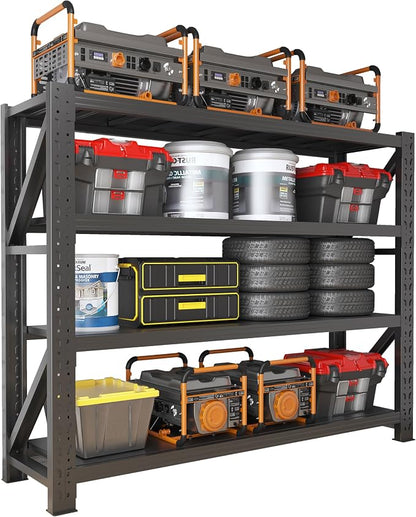 5000LBS Garage Shelving Heavy Duty, 59” W Storage Shelves, 4-Tier Adjustable by SXJJAR