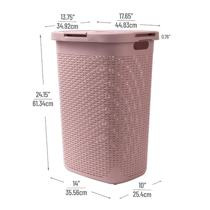 Mind Reader Slim Laundry Hamper - Image 3