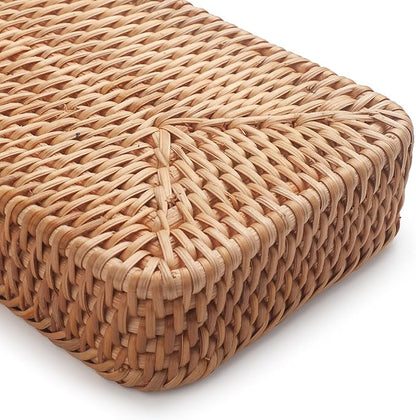 Rattan Bathroom Vanity Tray, Toilet Tank Tray, Toilet Basket Tank Topper - Image 2