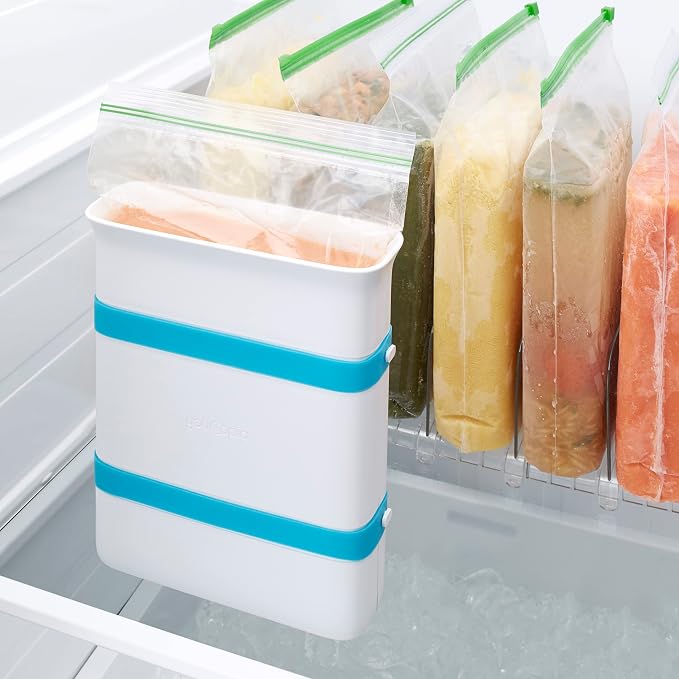 YouCopia FreezeUp Freezer Food Block Maker, 6 Cup, Meal Prep Bag Container to - Image 5