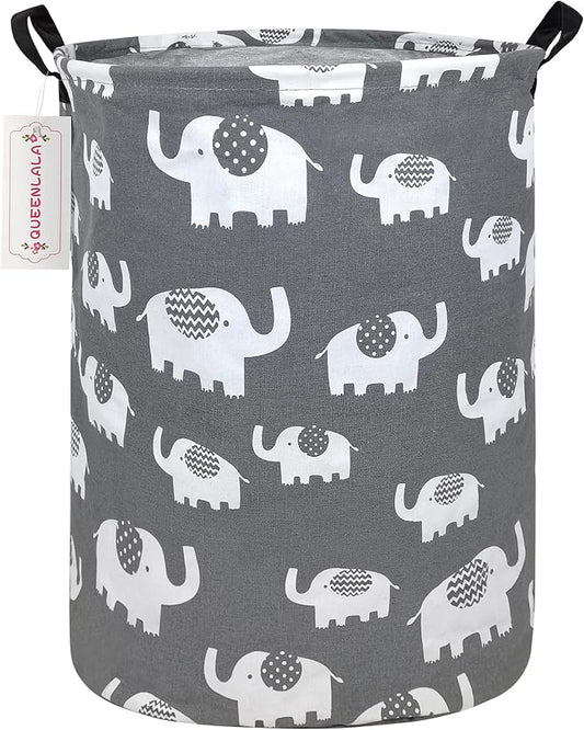 QUEENLALA Large Storage Basket, Laundry Hamper/Bathroom/Home Decor/Collapsible by QUEENLALA