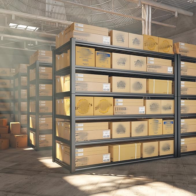 REIBII 84" H Garage Shelving, 6-Tier Storage Shelves Heavy Duty Loads 3500LBS - Image 7