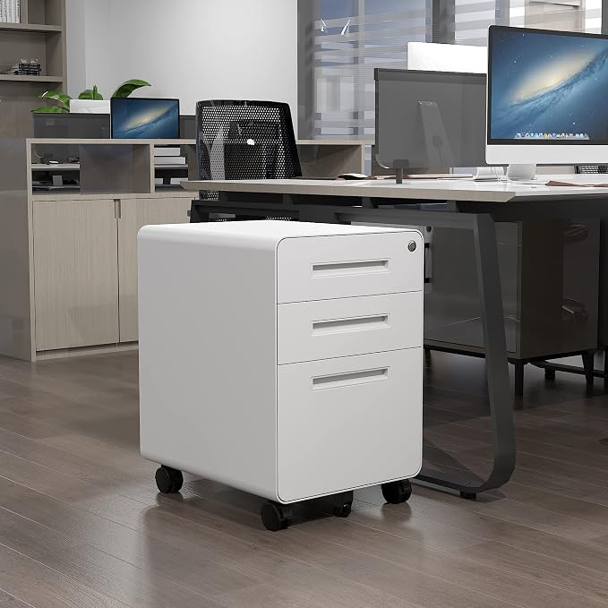 Letaya File Cabinet, 3 Drawer Filing Cabinets - Image 2