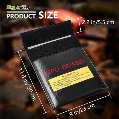 RC Lipo Safe Bag, Fire Retardant Lipo Battery Bag, Fireproof Explosion-proof - Image 2