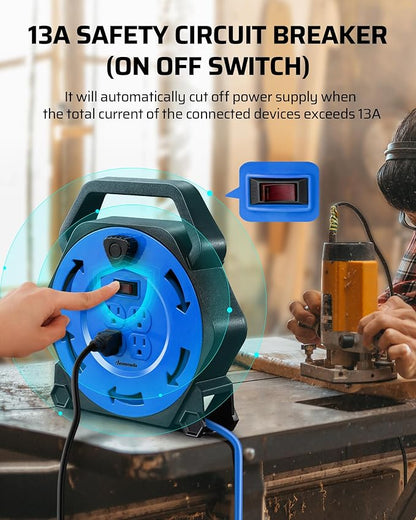 DEWENWILS Extension Cord Reel - Image 6