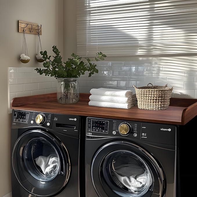 Kaboon Washer Dryer Countertop 58" x 28" Extra Large Version, Melamine - Image 2