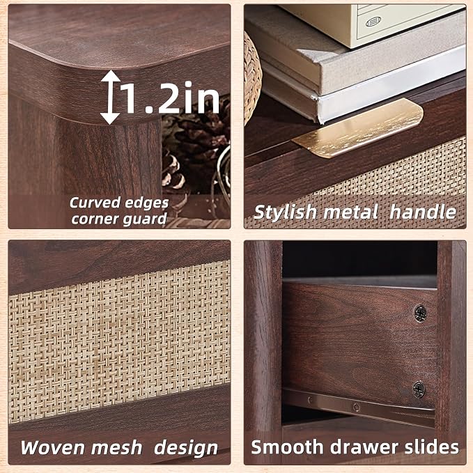 LEYAOYAO Rattan Nightstands - Image 7