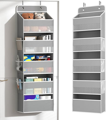 1 Pack 5-Tier Over the Door Organizer, Heavy-Duty Large Deep Pocket Hanging by Unknown