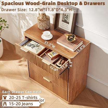 LEYAOYAO Fluted 5 Drawers Dresser - Image 7