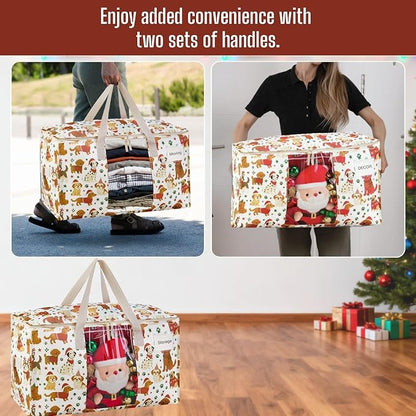 VENO 6 Pack Moving Bags, Large Christmas Storage Bins - Image 5