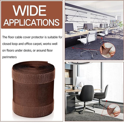 WILLBOND Carpet Cord Cover Cable Protector Floor Cover Cable Protector - Image 3