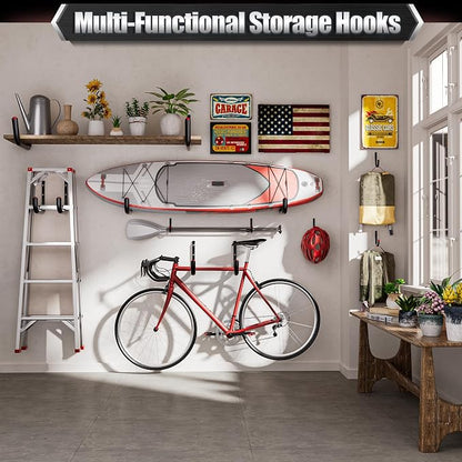 Nacial 12 Pack Garage Hooks Heavy Duty, 100LBS Capacity Garage Hooks - Image 6