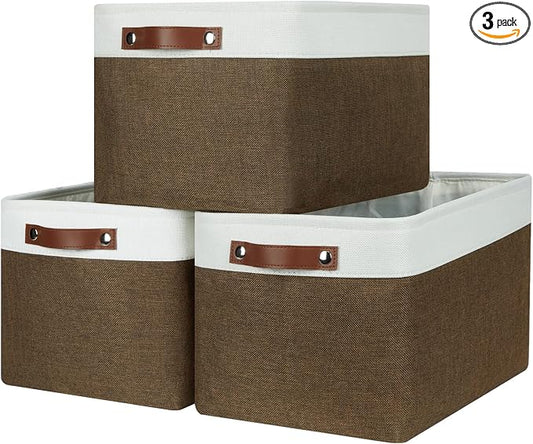HNZIGE Fabric Storage Baskets by HNZIGE