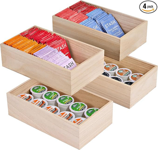 Sorbus Unfinished Wood Crates by Sorbus
