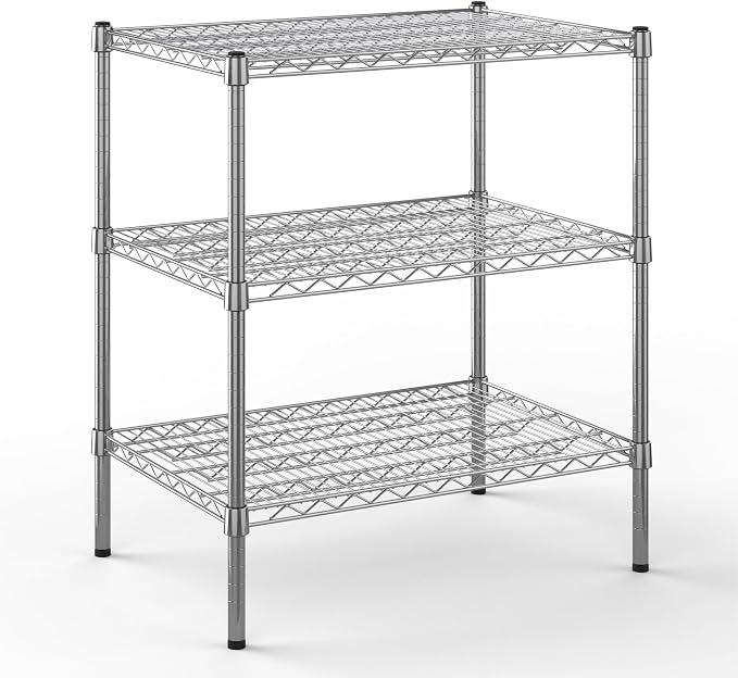 21" Deep x 30" Wide x 34" Height Wire Shelving Kit | 3-Tier | NSF Commercial by Regal+Altair
