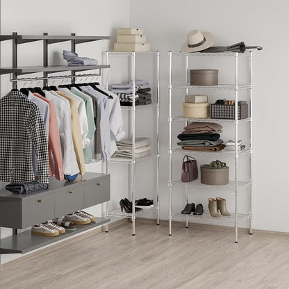 18" Deep x 30" Wide x 74" Height Wire Shelving Kit | 6-Tier | NSF Commercial - Image 7