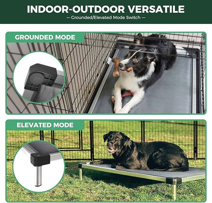 FXW TitanNest Chew-Proof Elevated Dog Bed, Raised Cot - Image 5