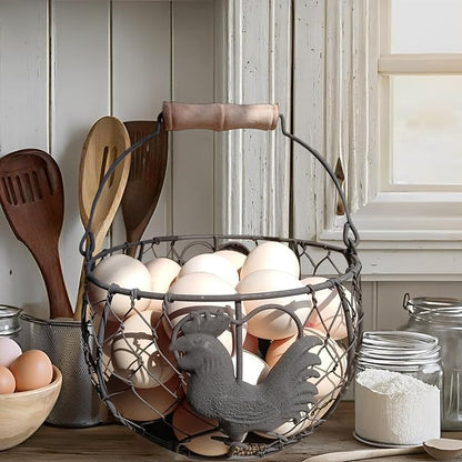 LINCOUNTRY. Chicken Wire Egg Basket - Image 2