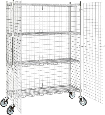 18"x48"x70" Metal Wire Chrome Security Heavy Duty Commercial NSF Certified - Image 4