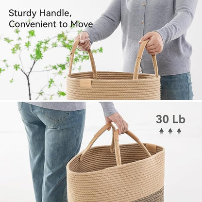 75L Striped Laundry Hamper - Image 5