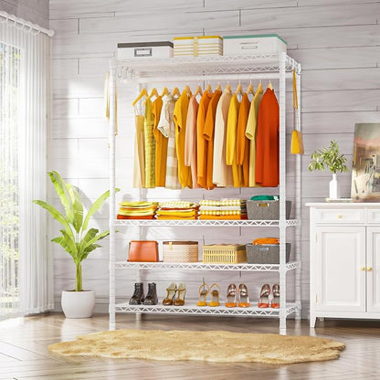Ulif H4 Plus Garment Rack, 4-Tier Portable Clothes and Clothing Rack - Image 2